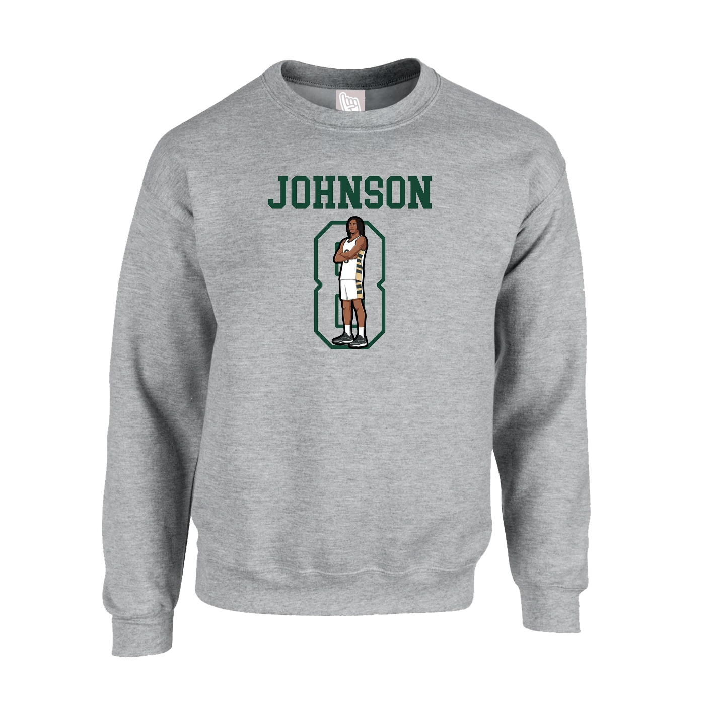 Fleece Crew — Shirsey in Grey