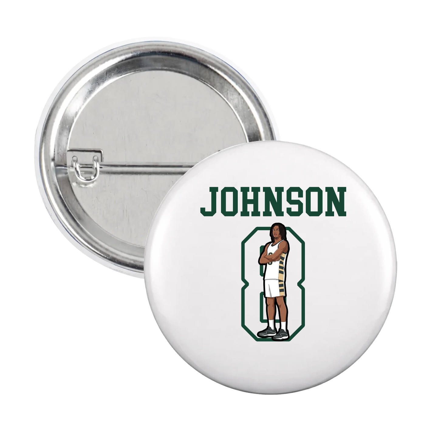 Game Day Button — Shirsey in White