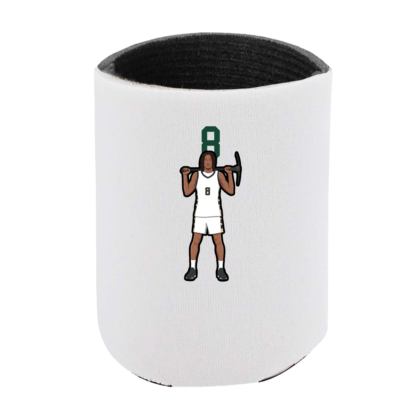 Can Holder — Number Top in White