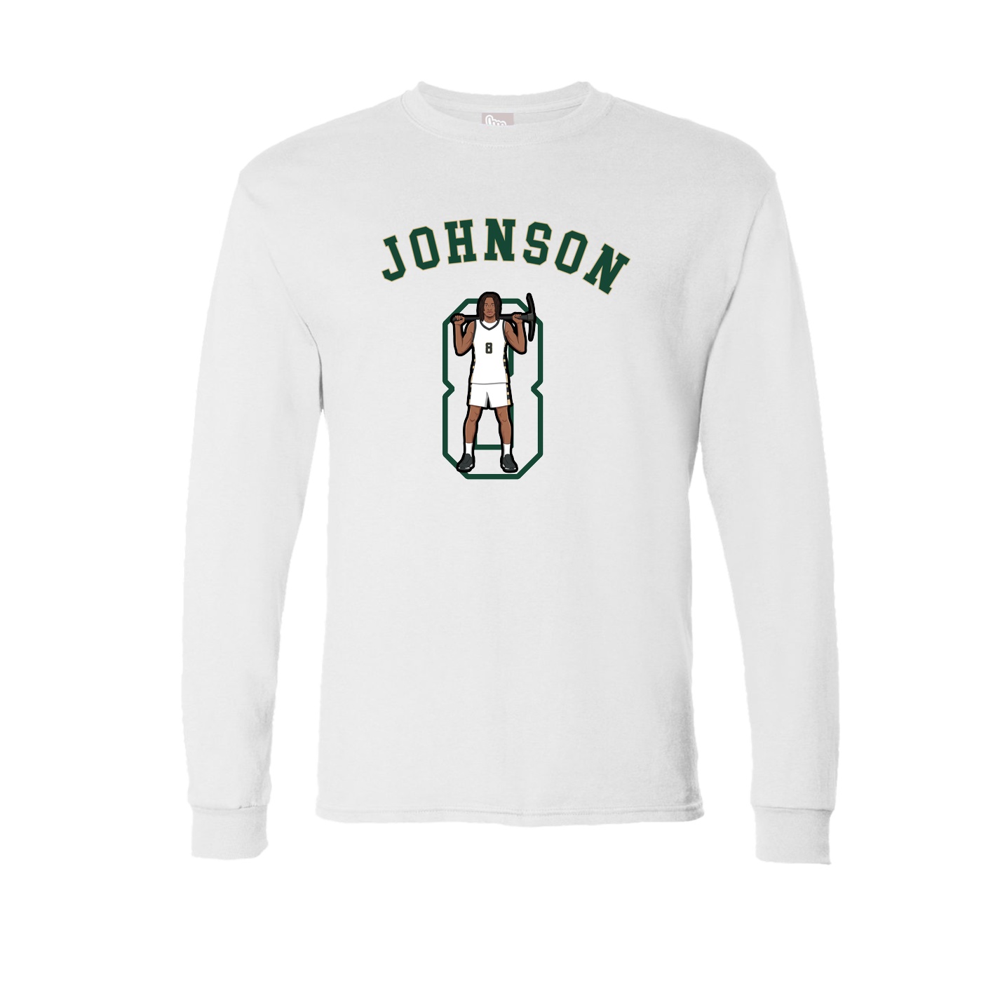 Long Sleeve Tee — Shirsey Arch in White