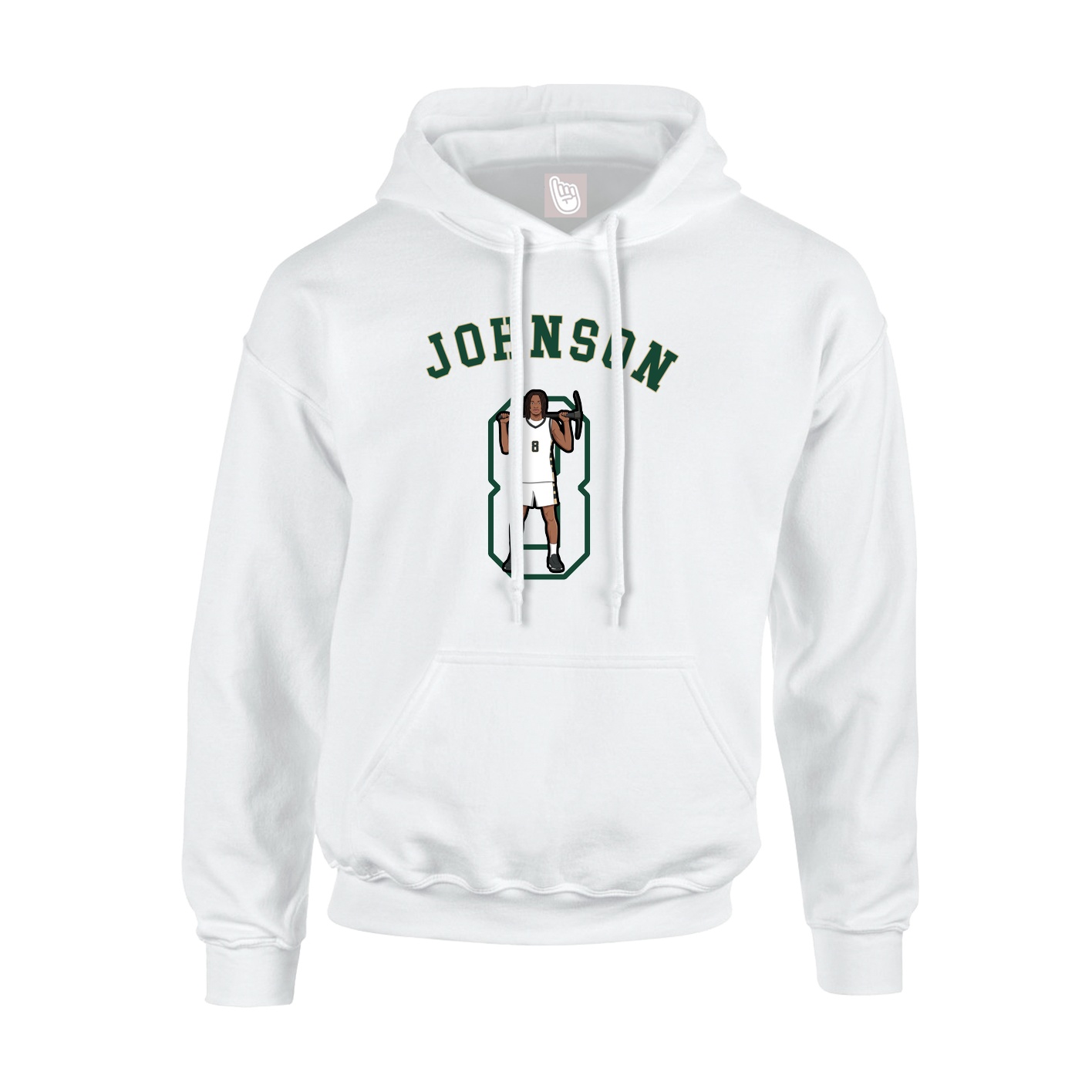 Hoodie — Shirsey Arch in White