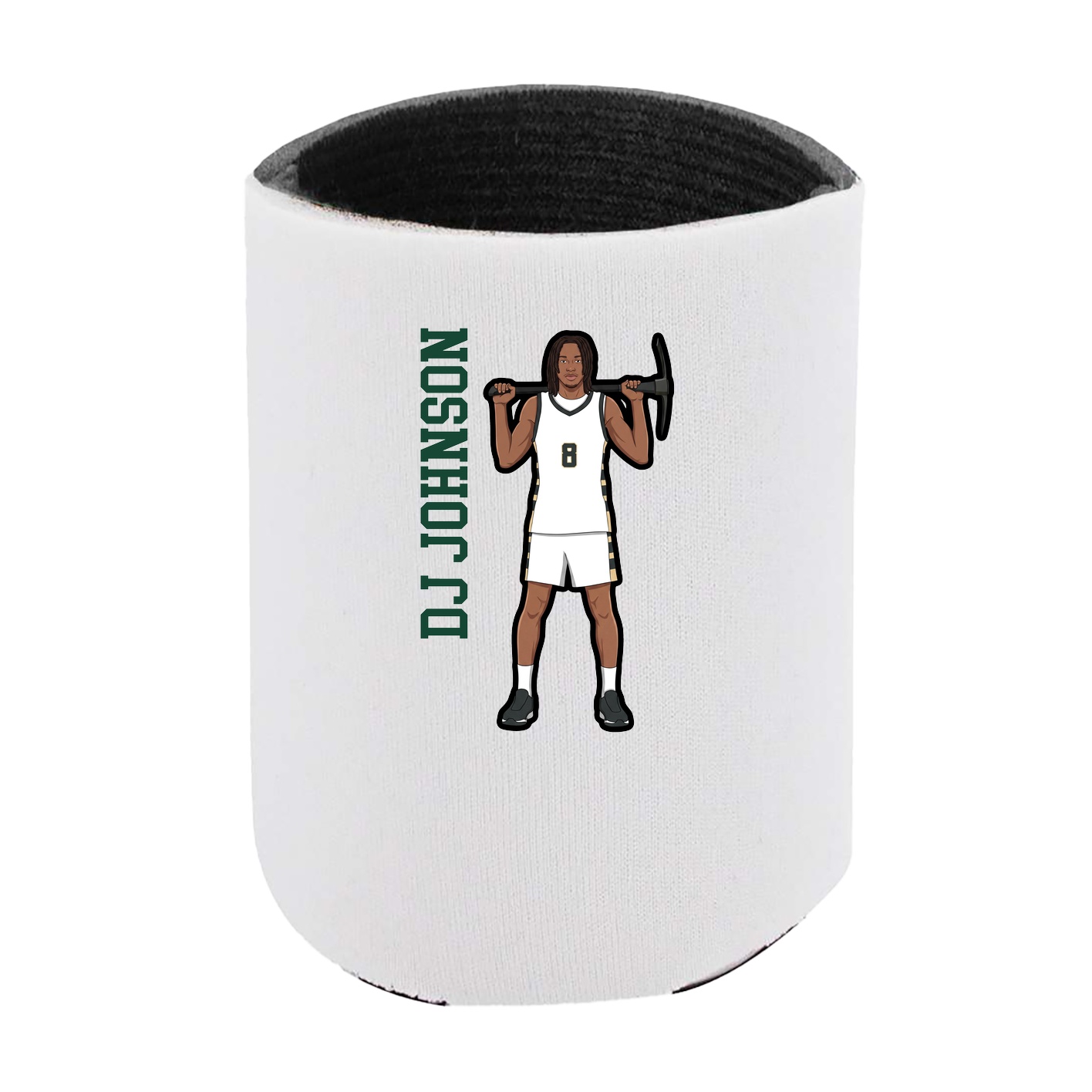 Can Holder — Name Vertical in White