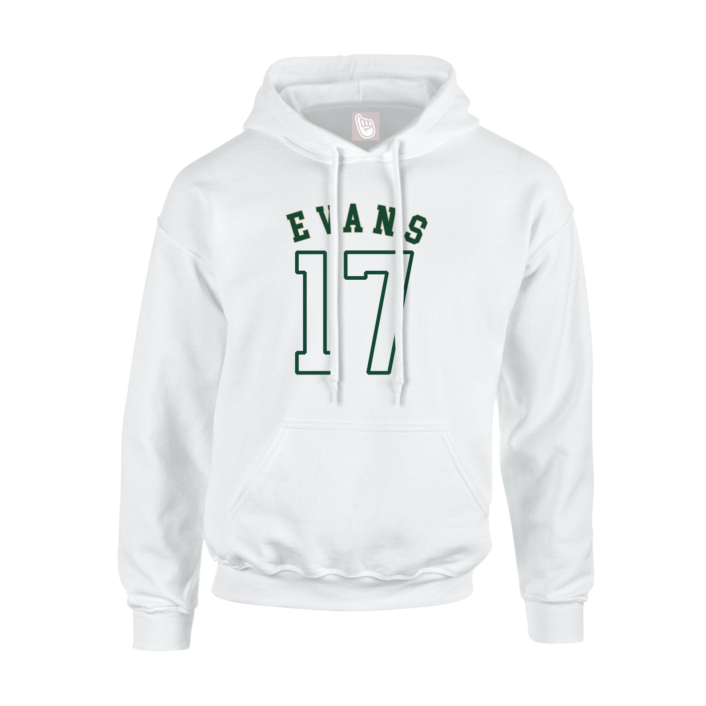 Youth Hoodie — Shirsey Arch in White