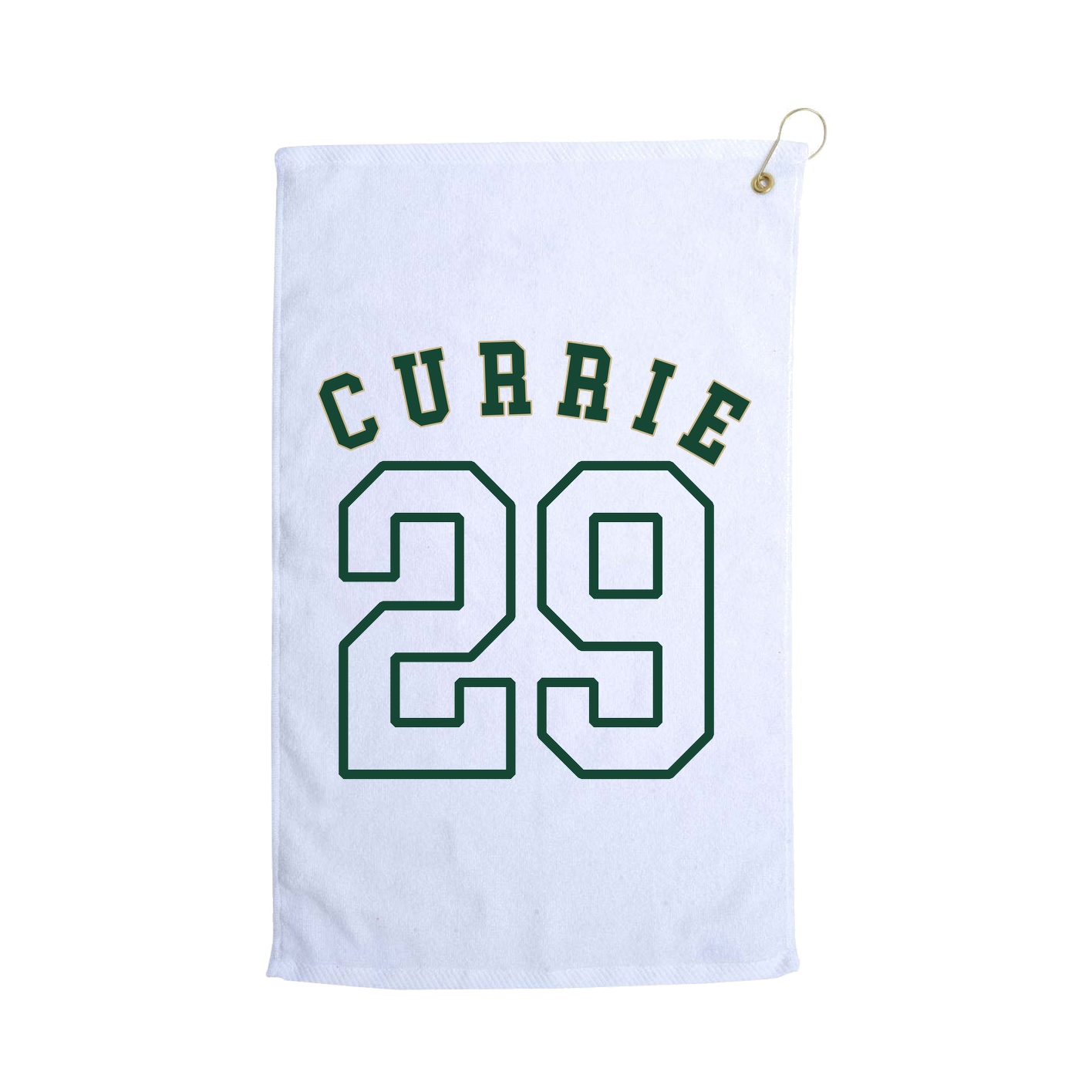 Golf Towel — Shirsey Arch in White
