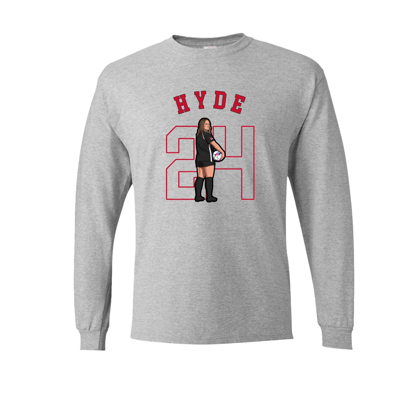 Long Sleeve Tee — Shirsey Arch in Grey