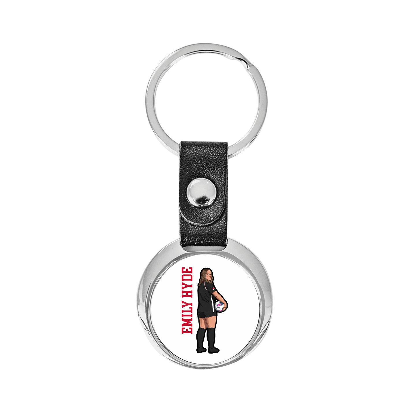Key Chain — Name Vertical in Classic