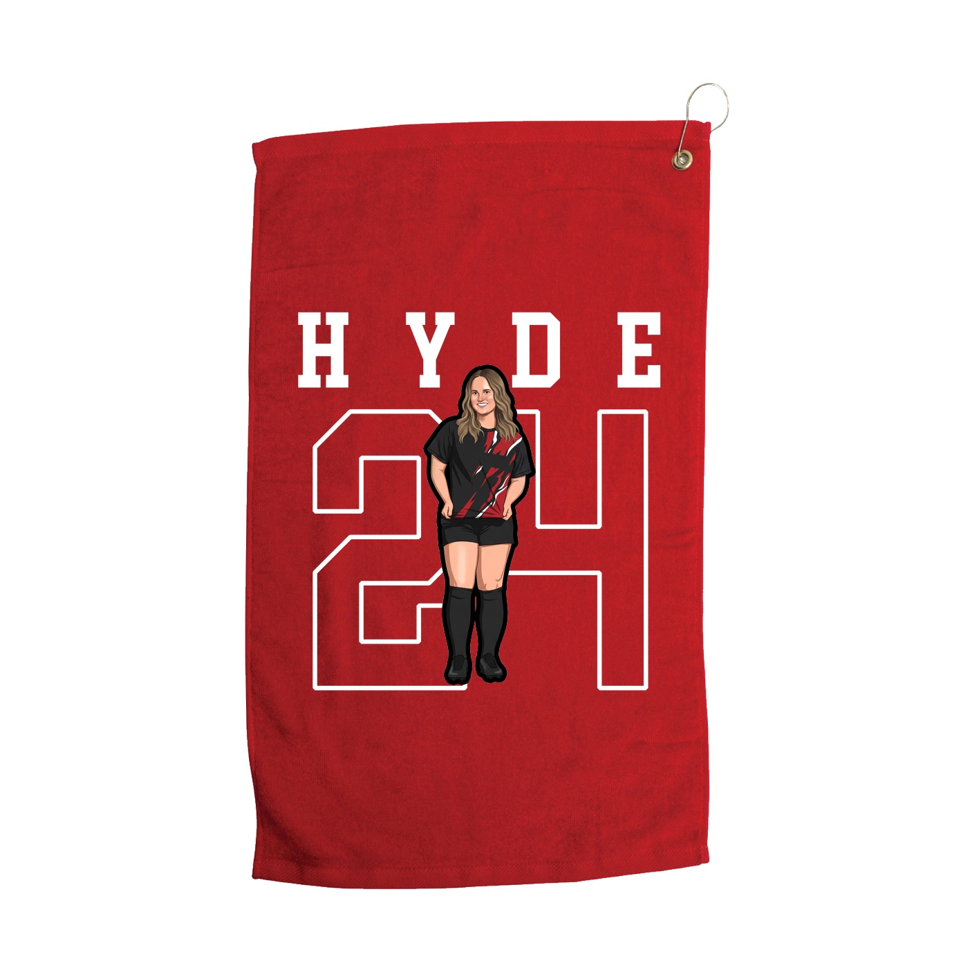 Golf Towel — Shirsey in Red