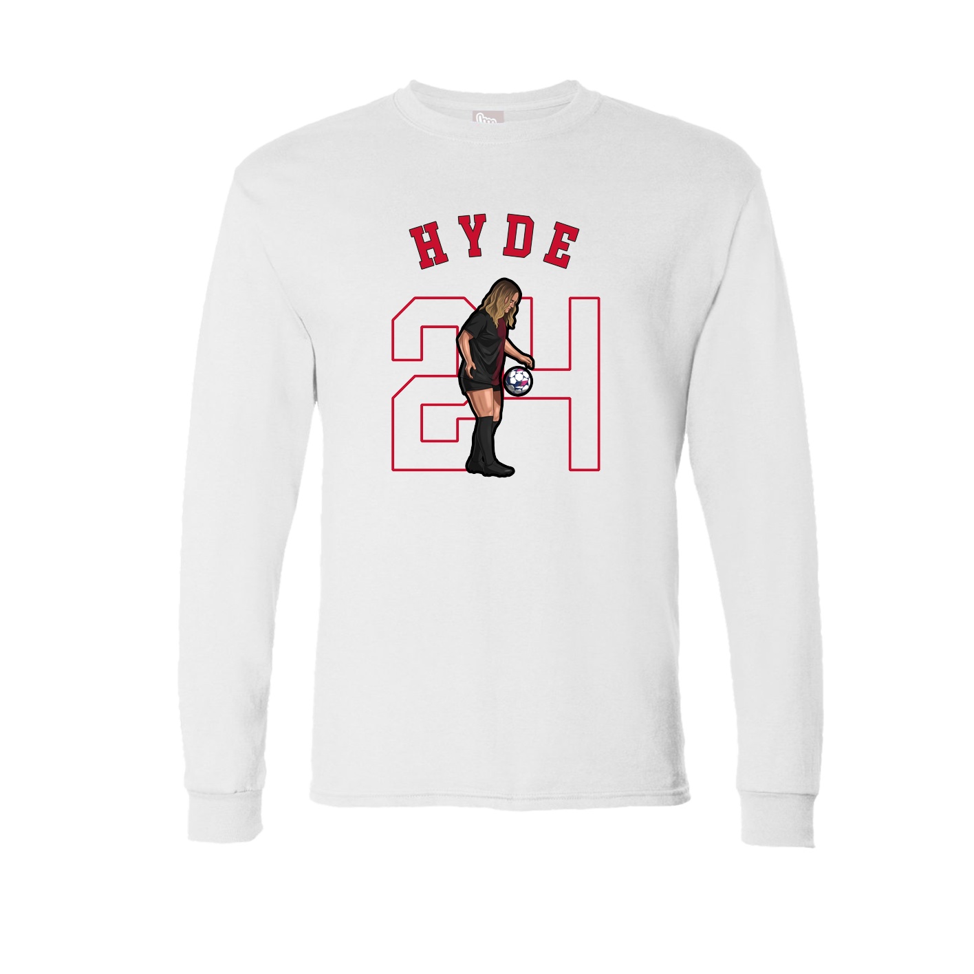Long Sleeve Tee — Shirsey Arch in White