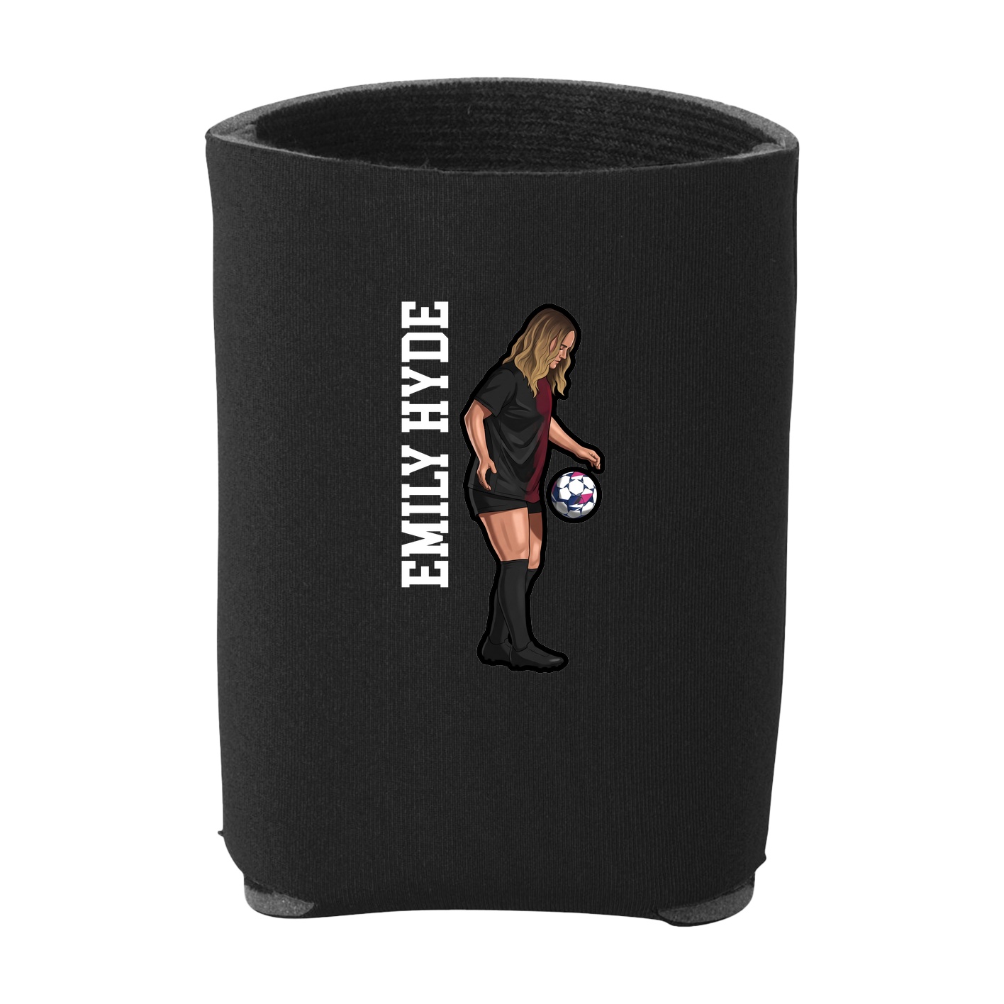 Can Holder — Name Vertical in Black