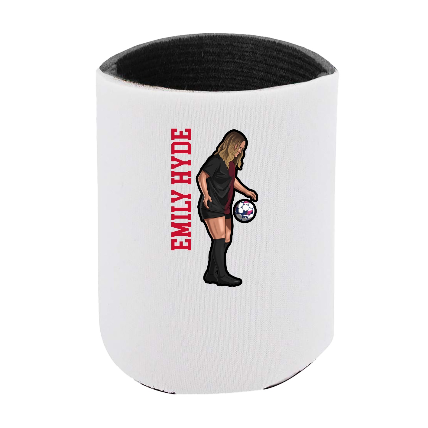 Can Holder — Name Vertical in White