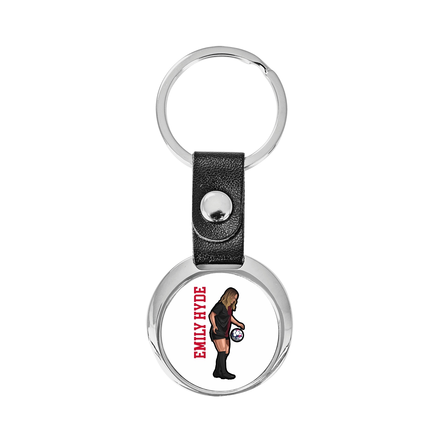 Key Chain — Name Vertical in Classic