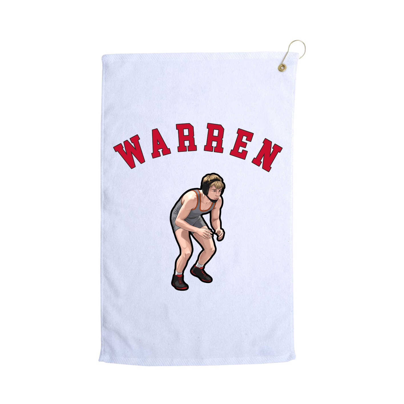 Golf Towel — Shirsey Arch in White