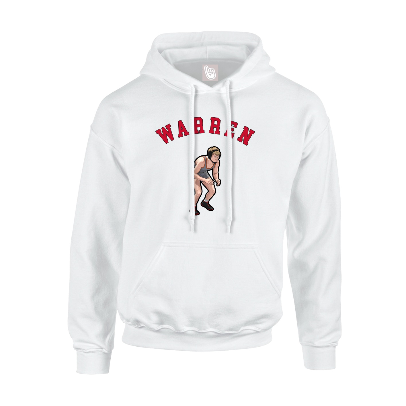 Youth Hoodie — Shirsey Arch in White