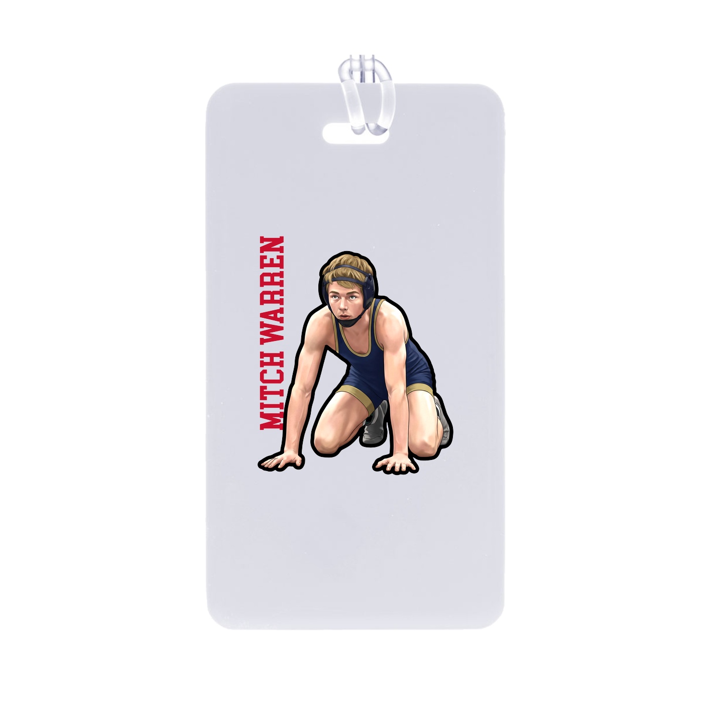 Bag Tag — Name Vertical in Classic