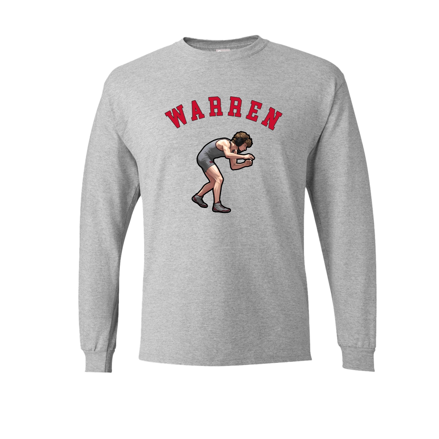 Long Sleeve Tee — Shirsey Arch in Grey