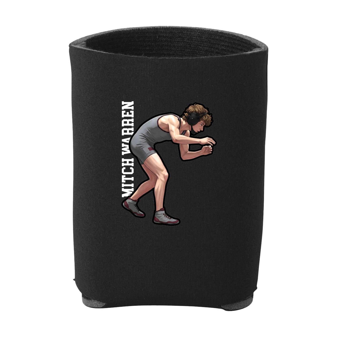 Can Holder — Name Vertical in Black