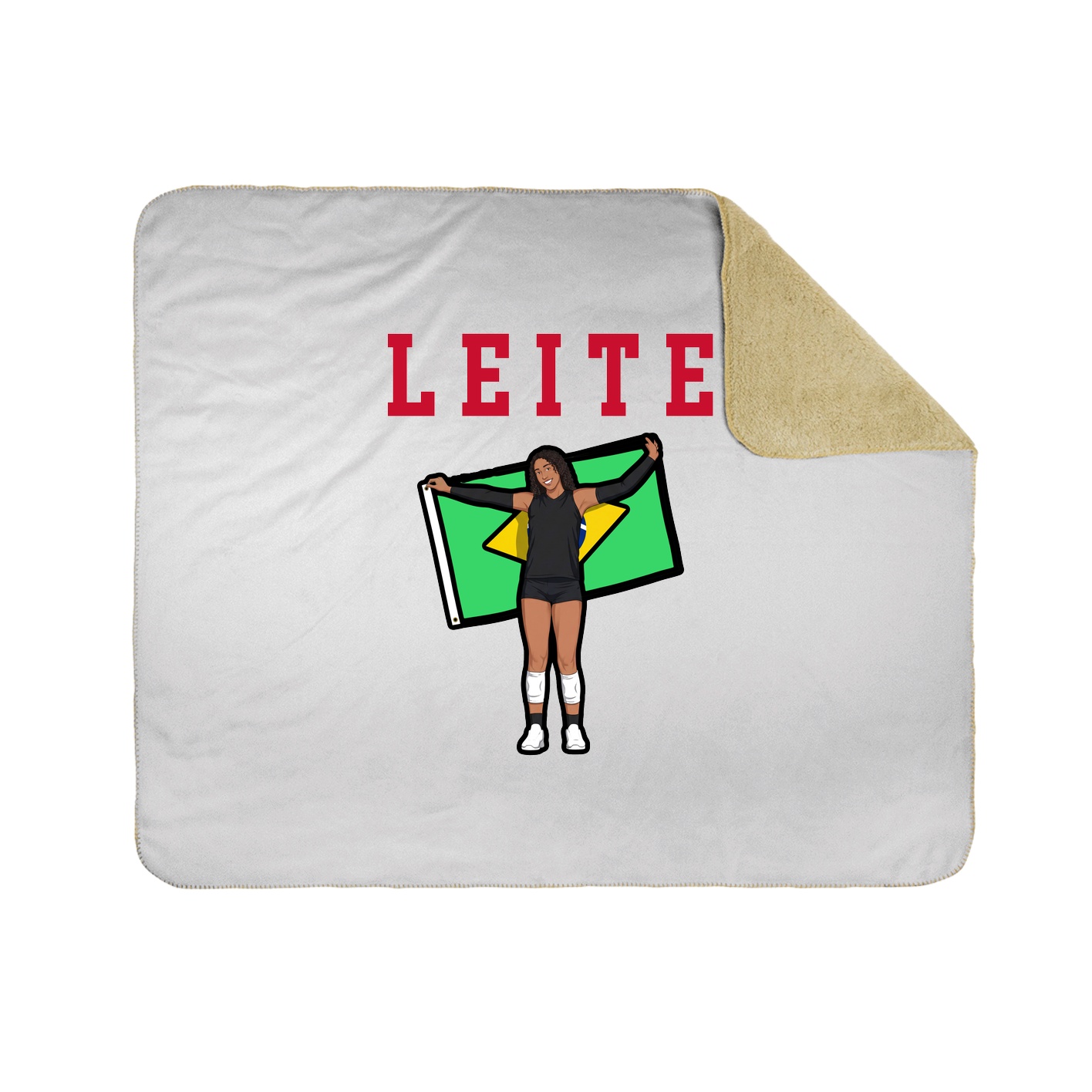 Throw Blanket — Shirsey in White