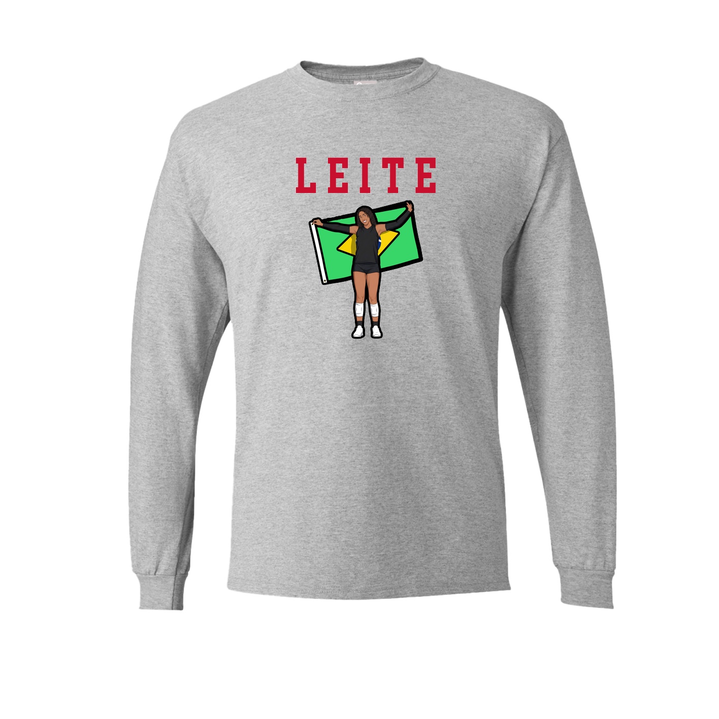 Long Sleeve Tee — Shirsey in Grey