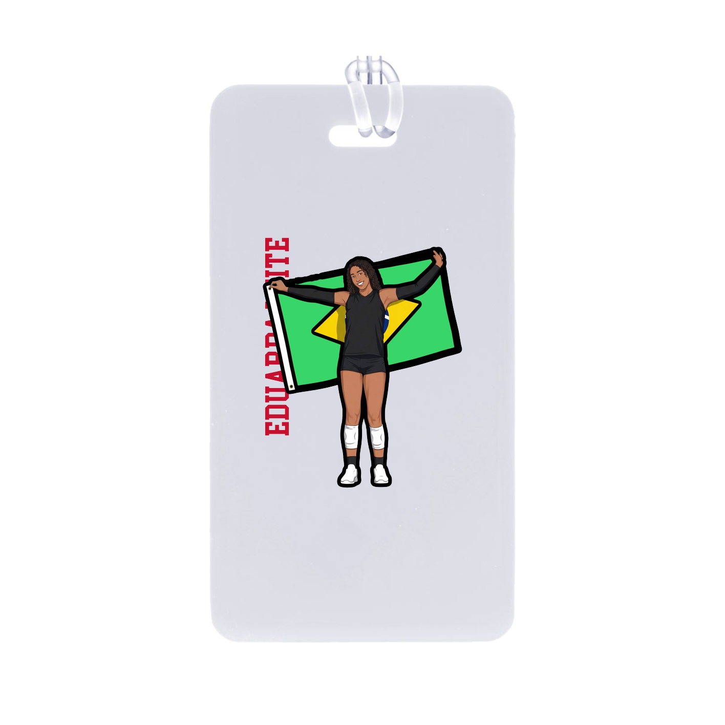 Bag Tag — Name Vertical in Classic