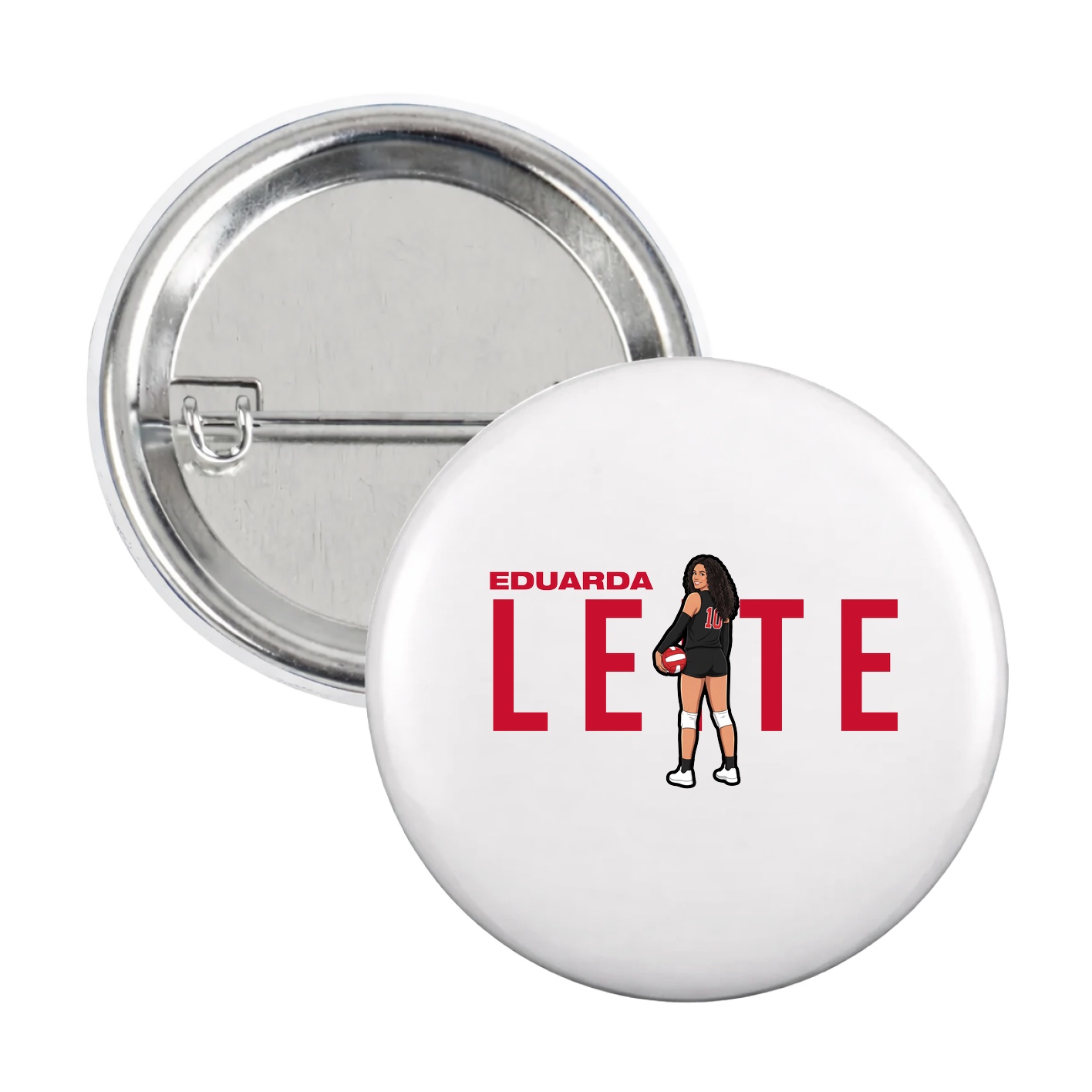 Game Day Button — Player Name in White