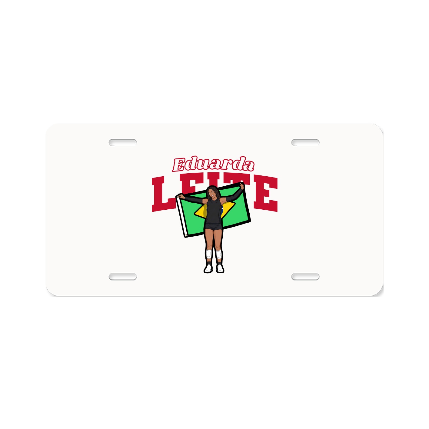 License Plate — Name Arch in Classic