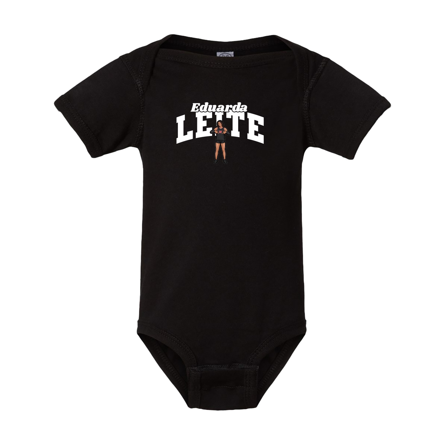 Baby Onesie — Signature Arch in Black