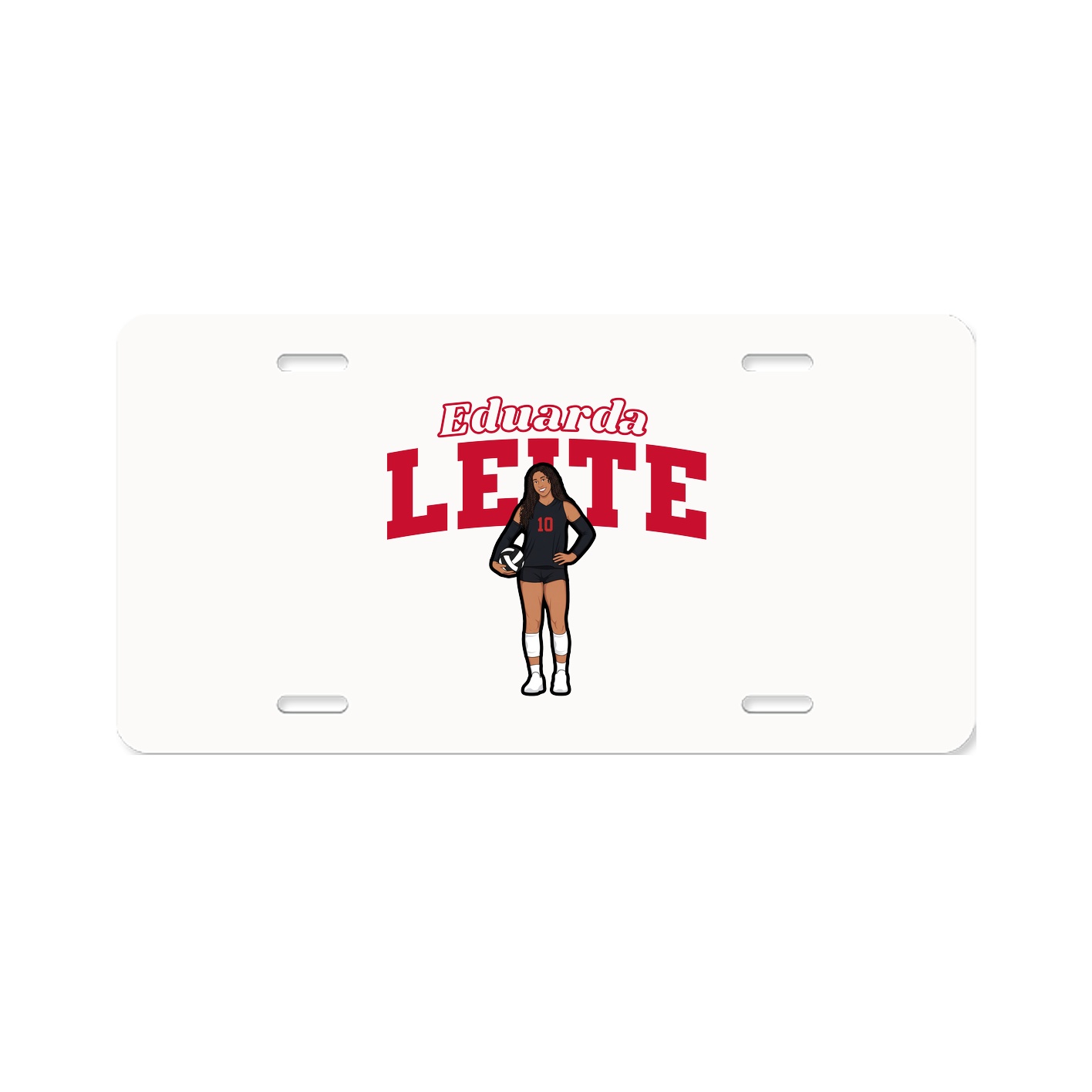 License Plate — Name Arch in Classic