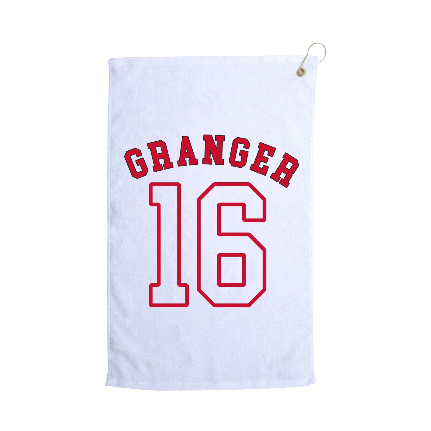 Golf Towel — Shirsey Arch in White