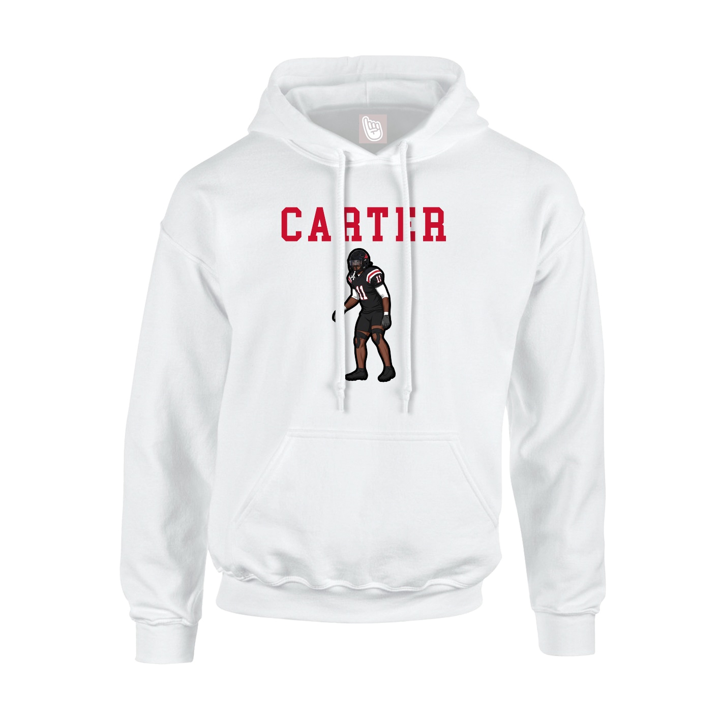 Youth Hoodie — Shirsey in White