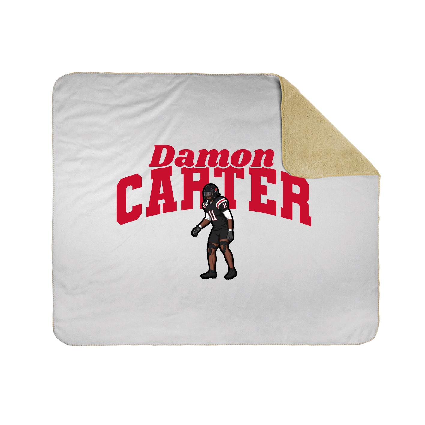 Throw Blanket — Signature Arch in White