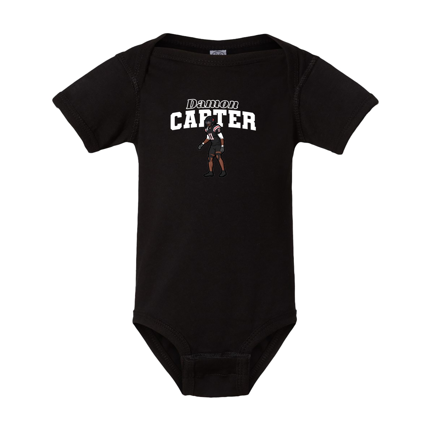Baby Onesie — Name Arch in Black