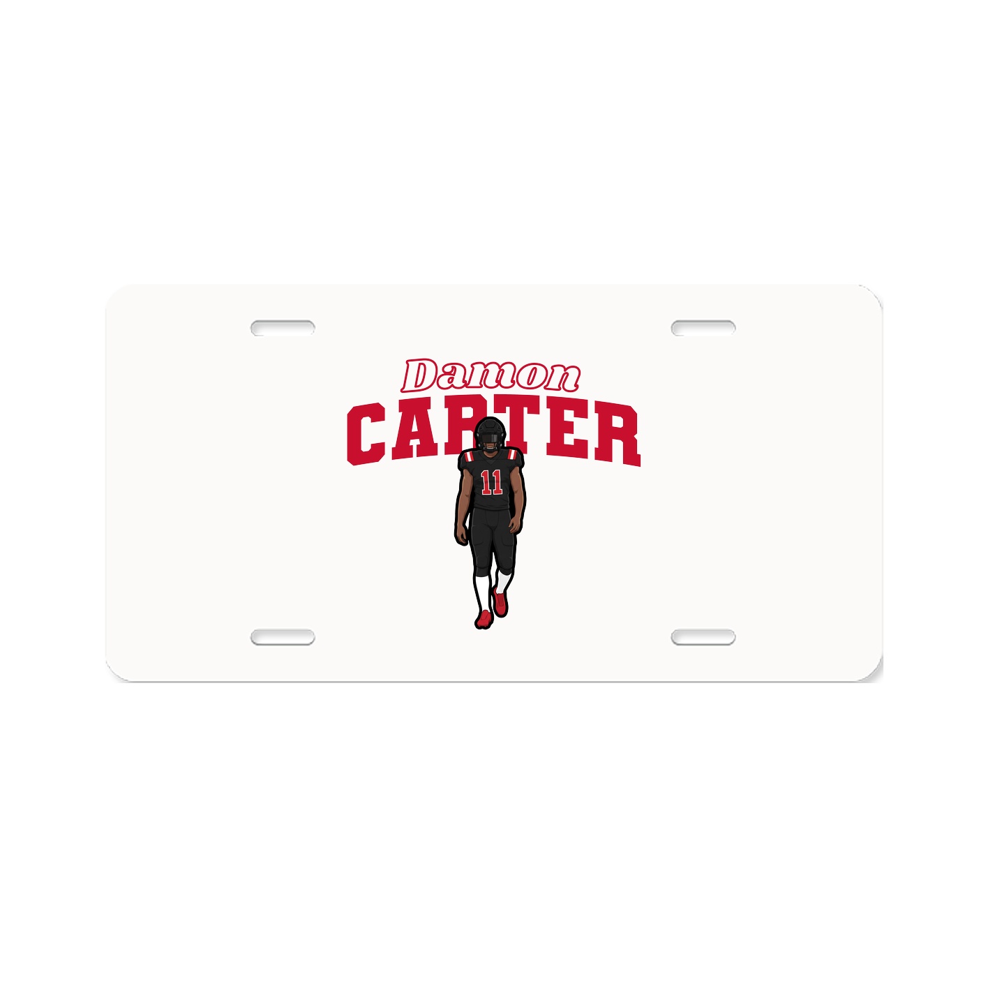 License Plate — Name Arch in Classic