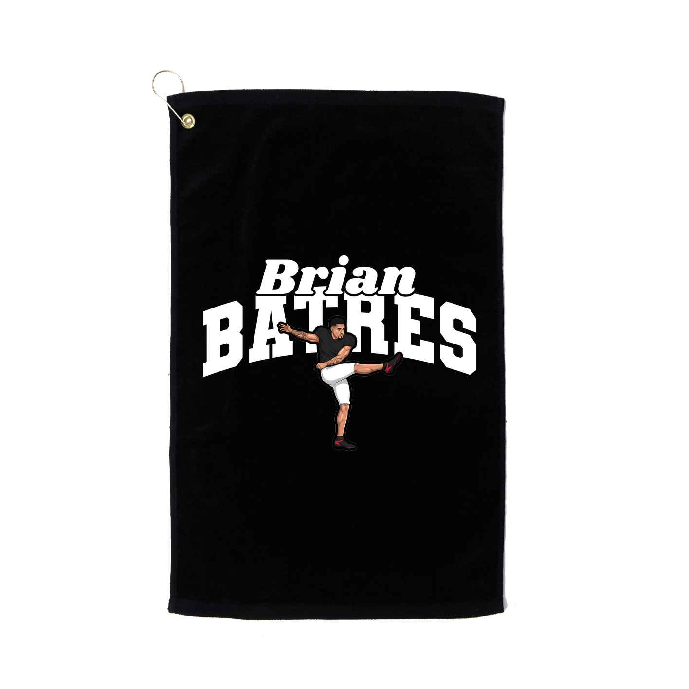 Golf Towel — Signature Arch in Black
