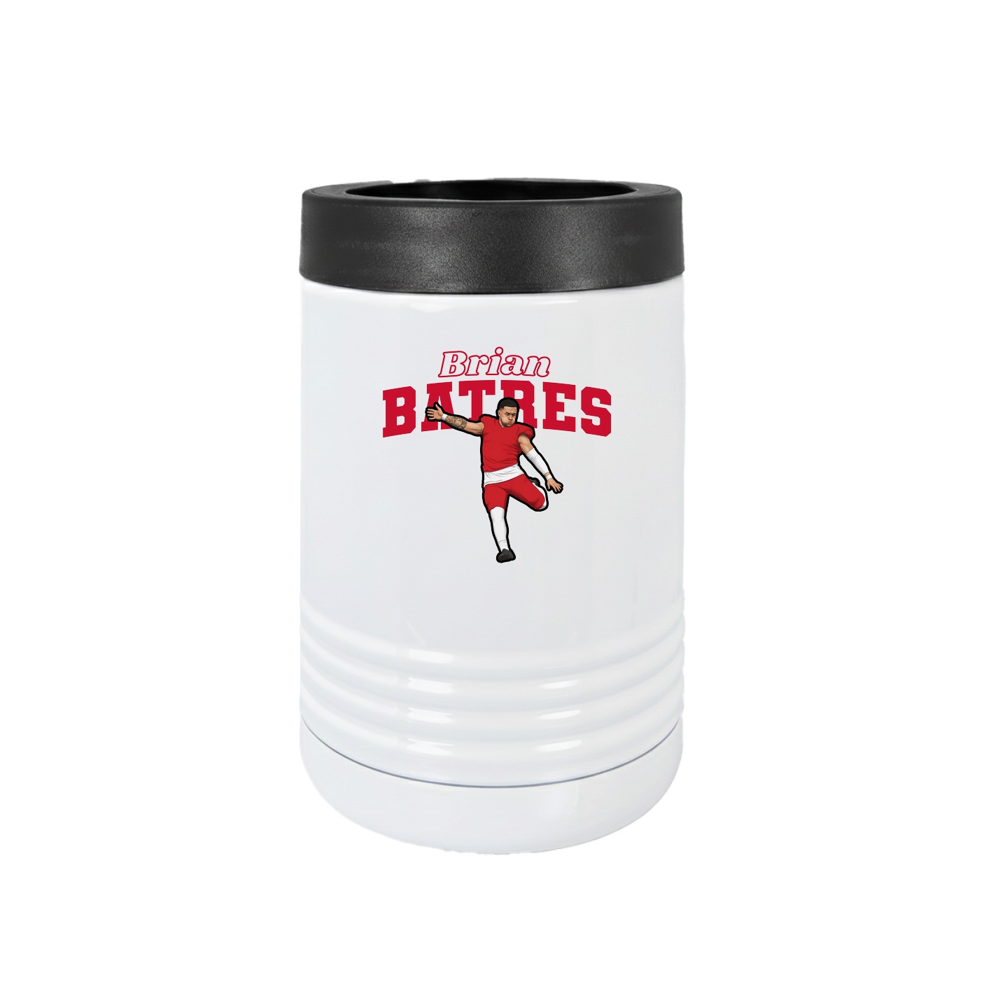 Beverage Holder — Name Arch in White