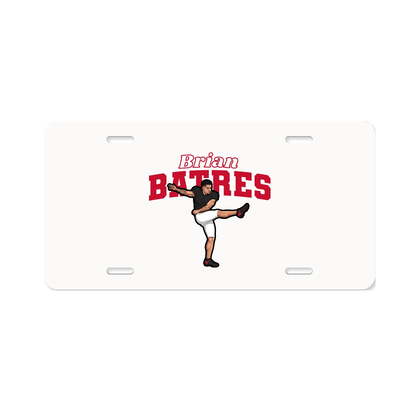 License Plate — Name Arch in Classic