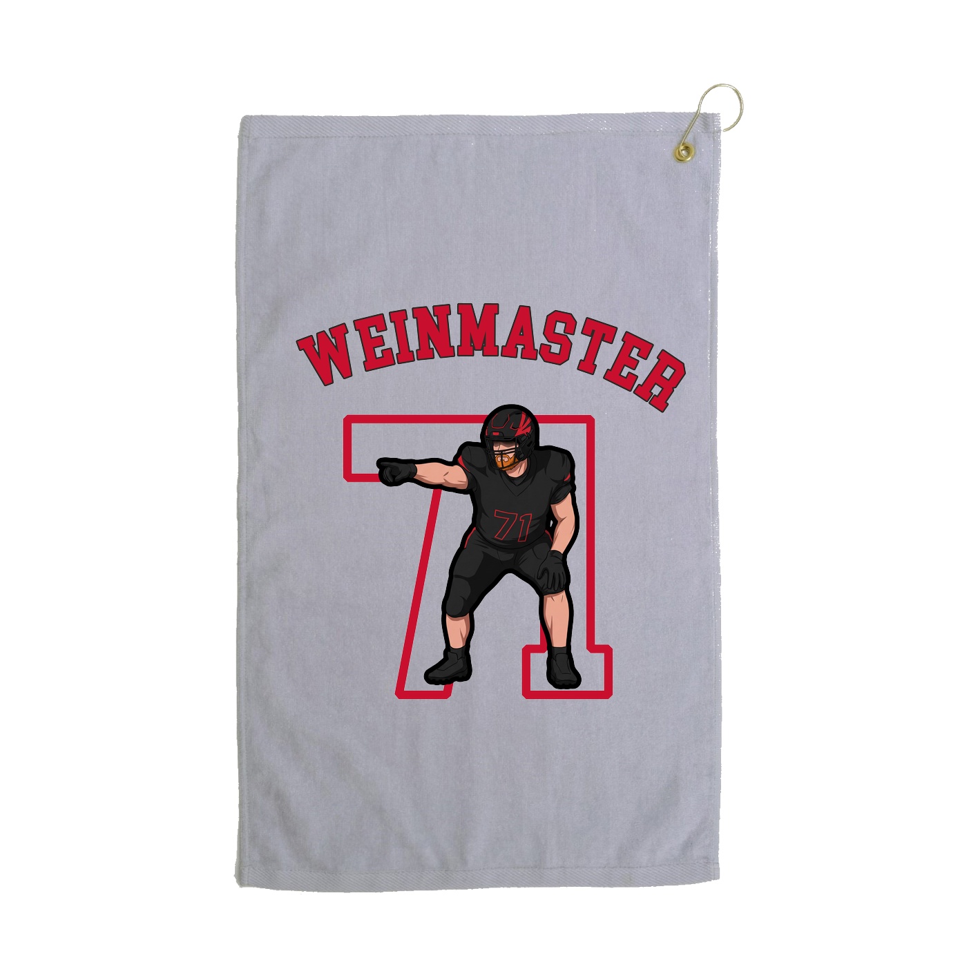 Golf Towel — Shirsey Arch in Grey