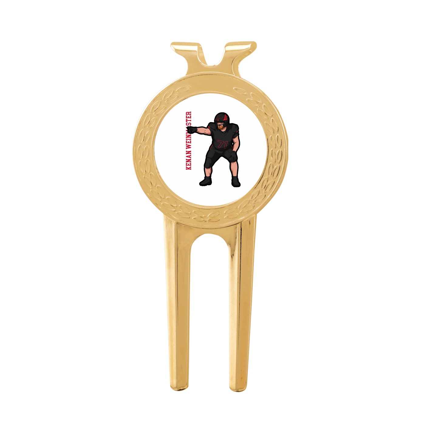 Divot Tool with Ball Marker — Name Vertical in Classic