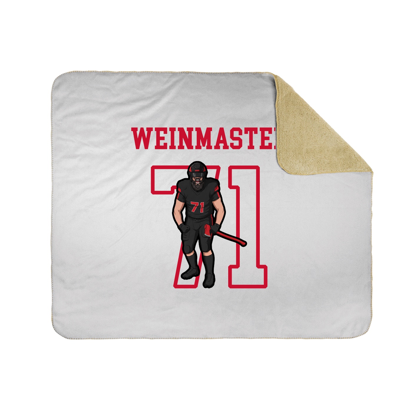 Throw Blanket — Shirsey in White