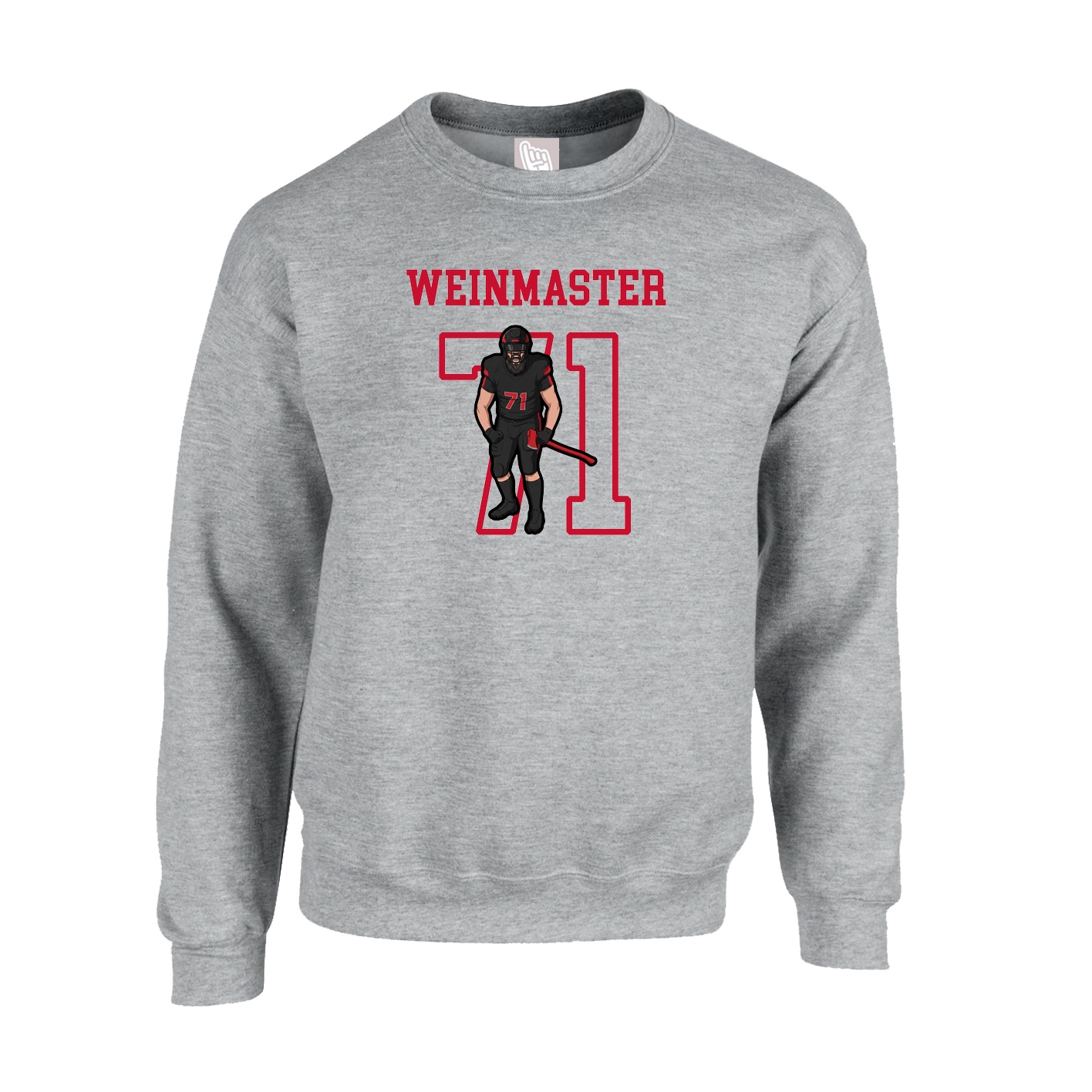 Fleece Crew — Shirsey in Grey