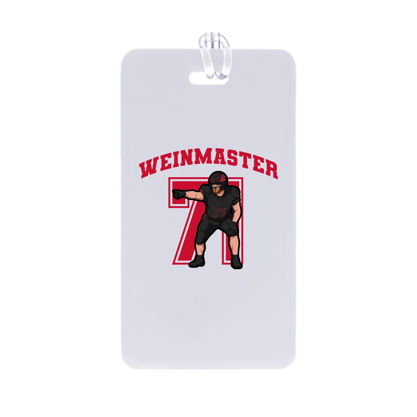 Bag Tag — Number in Classic