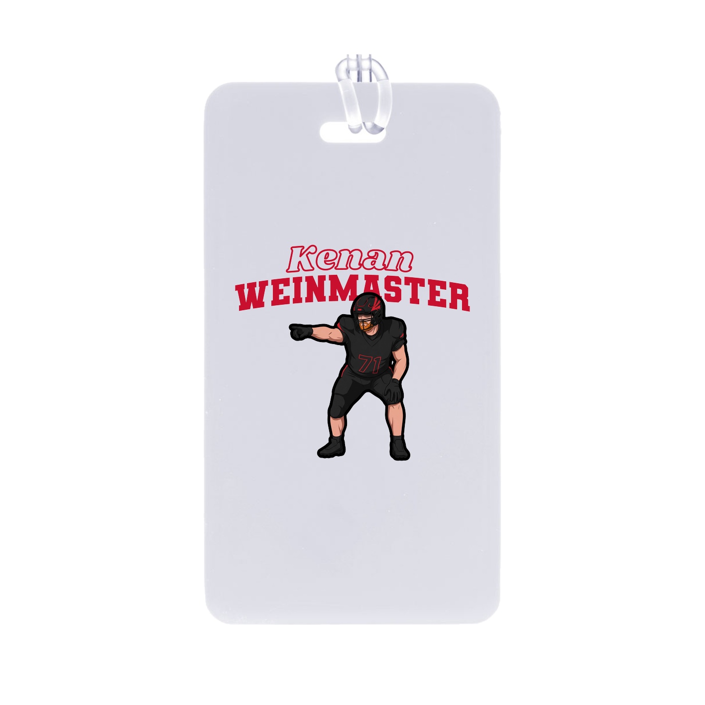 Bag Tag — Name Arch in Classic