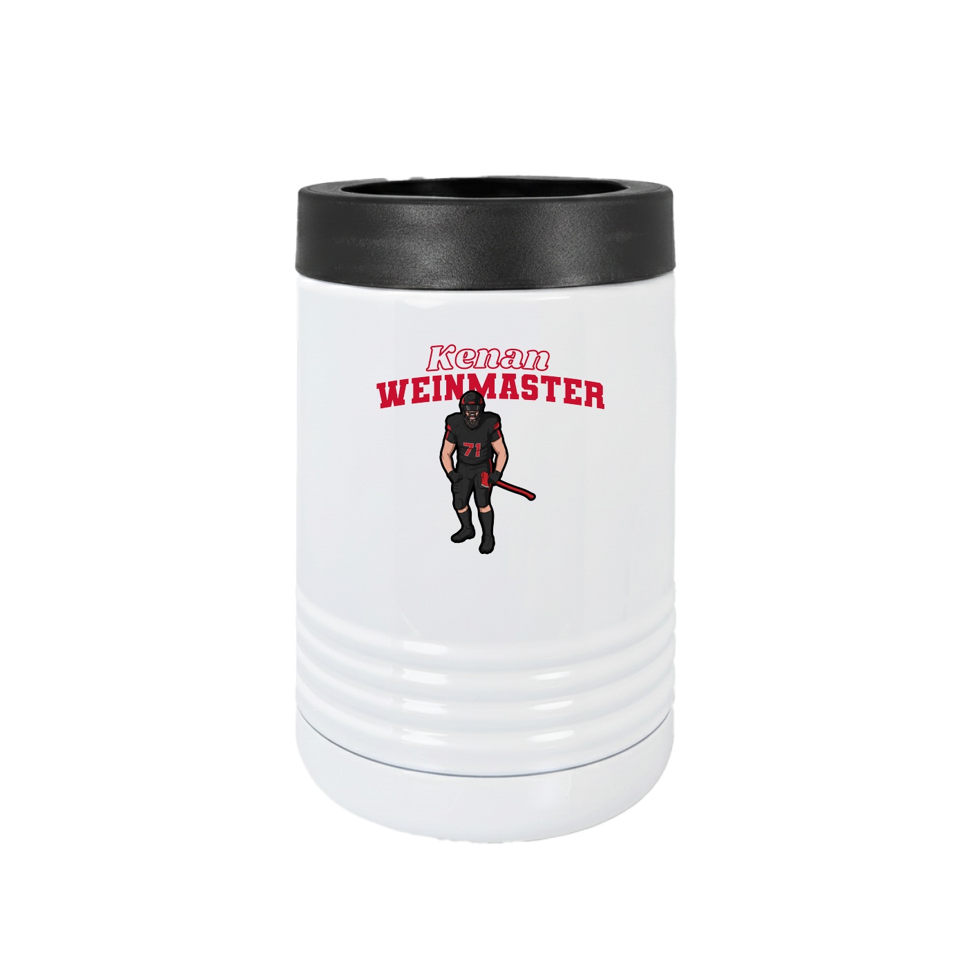 Beverage Holder — Name Arch in White