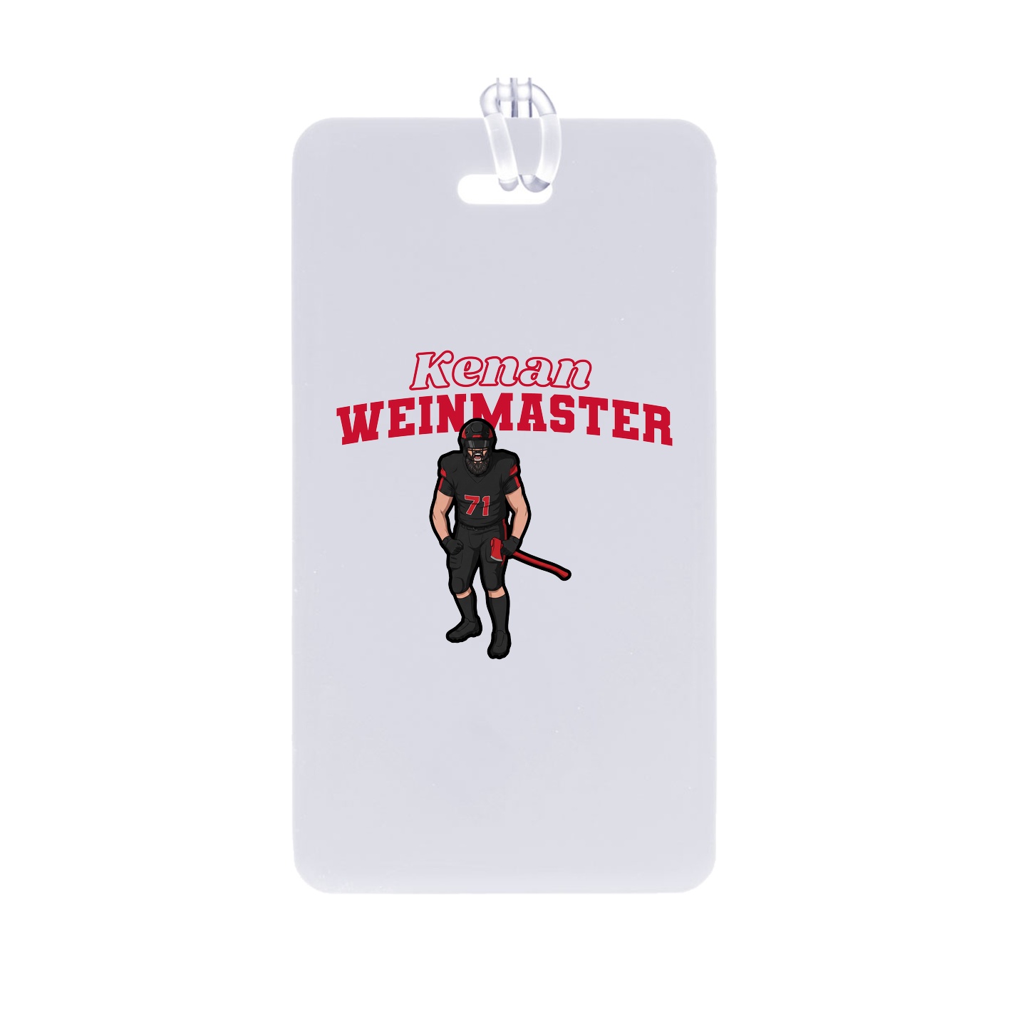 Bag Tag — Name Arch in Classic
