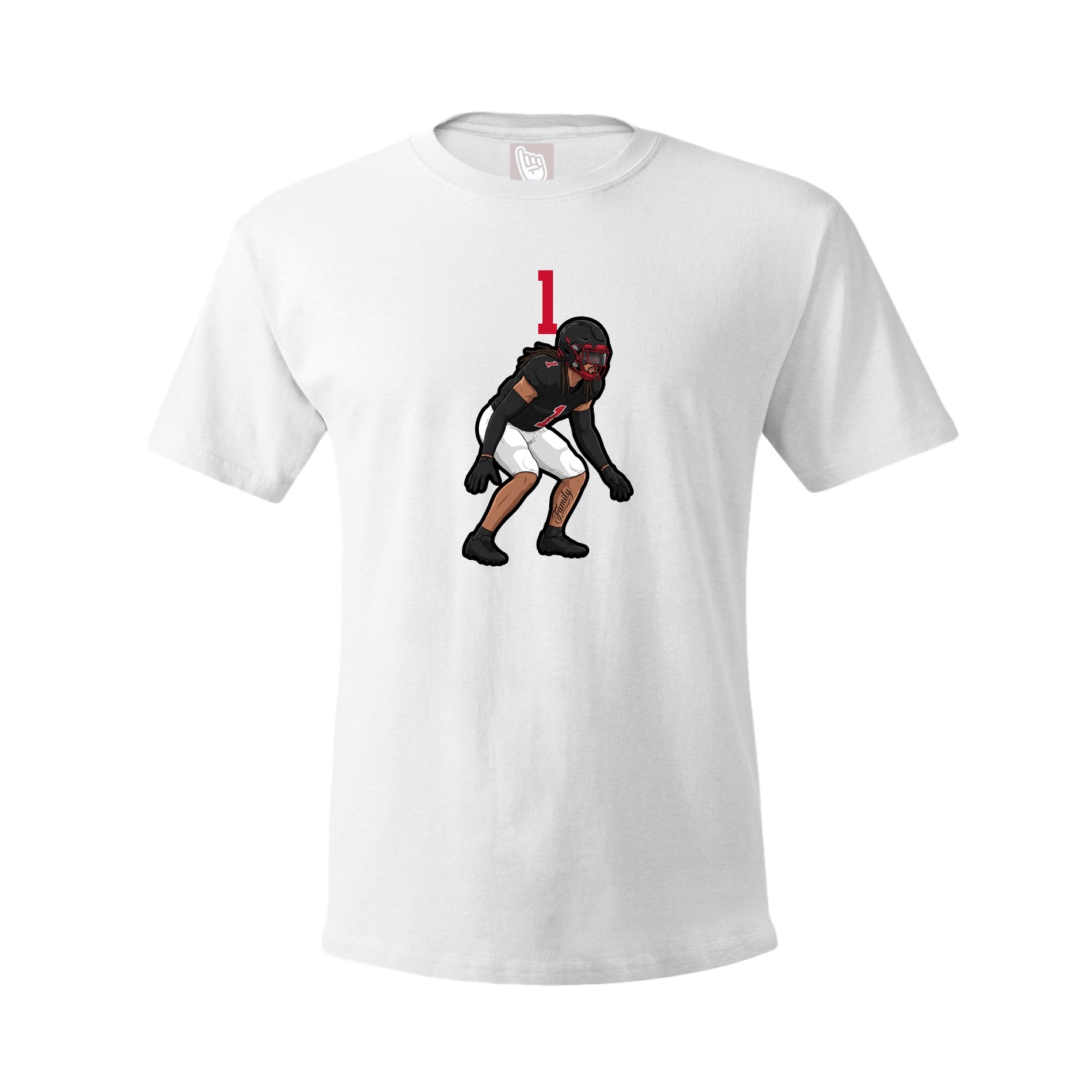 Tee — Number Top in White