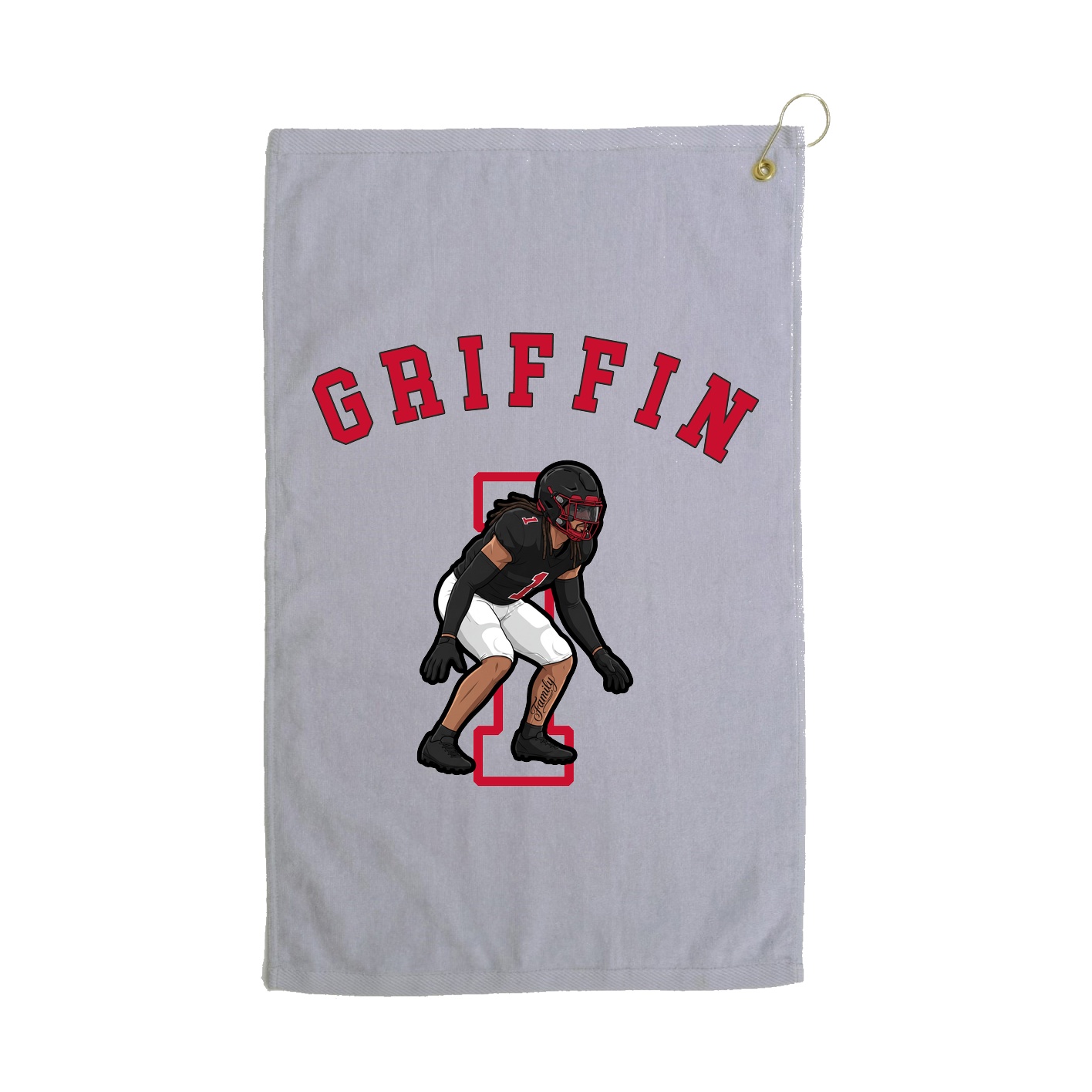 Golf Towel — Shirsey Arch in Grey