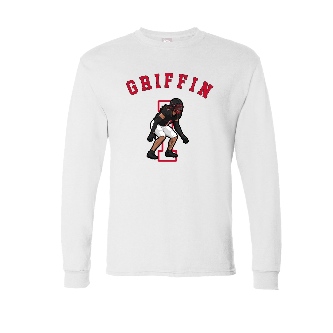 Long Sleeve Tee — Shirsey Arch in White
