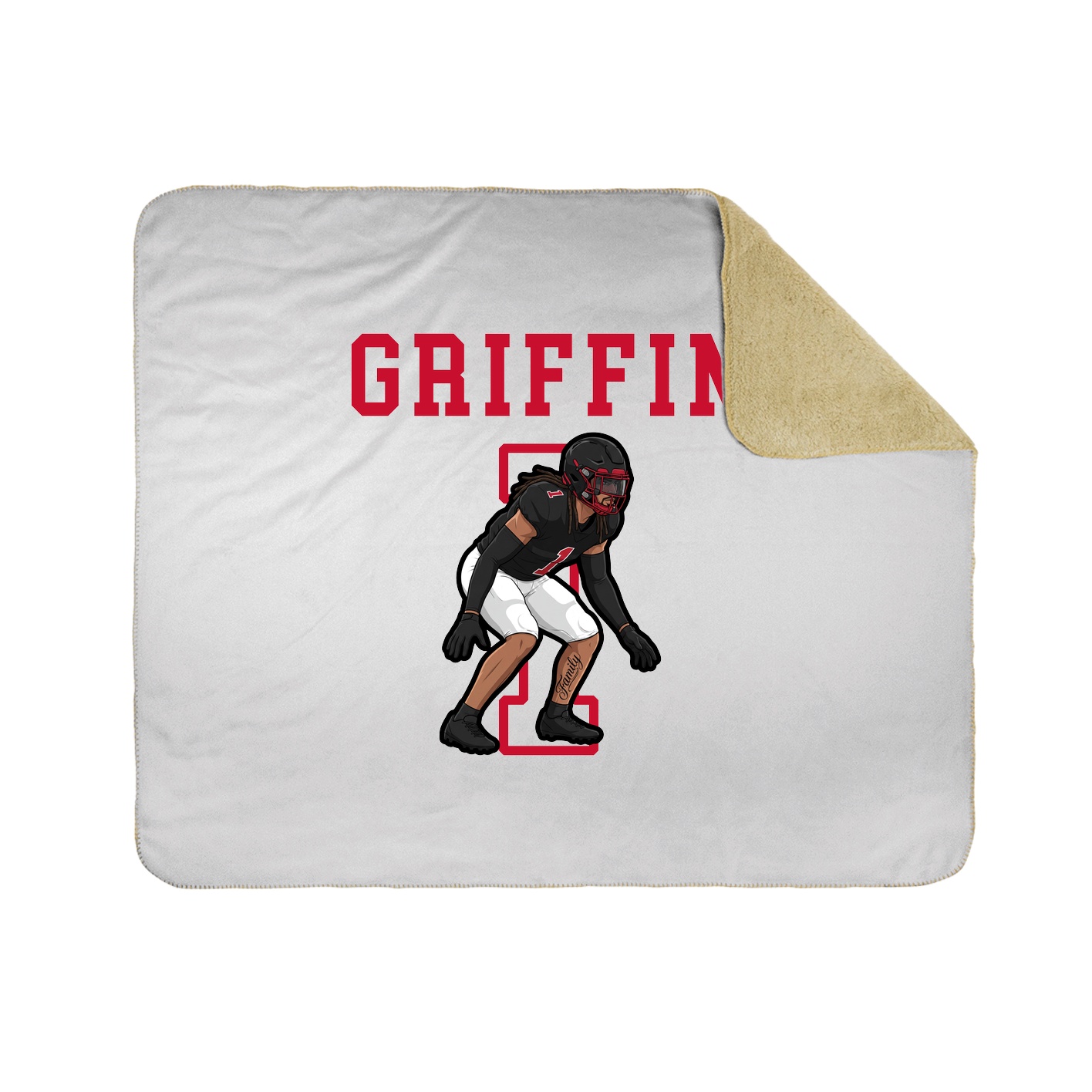 Throw Blanket — Shirsey in White