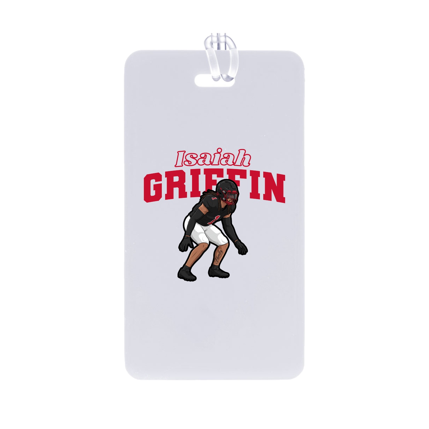Bag Tag — Name Arch in Classic