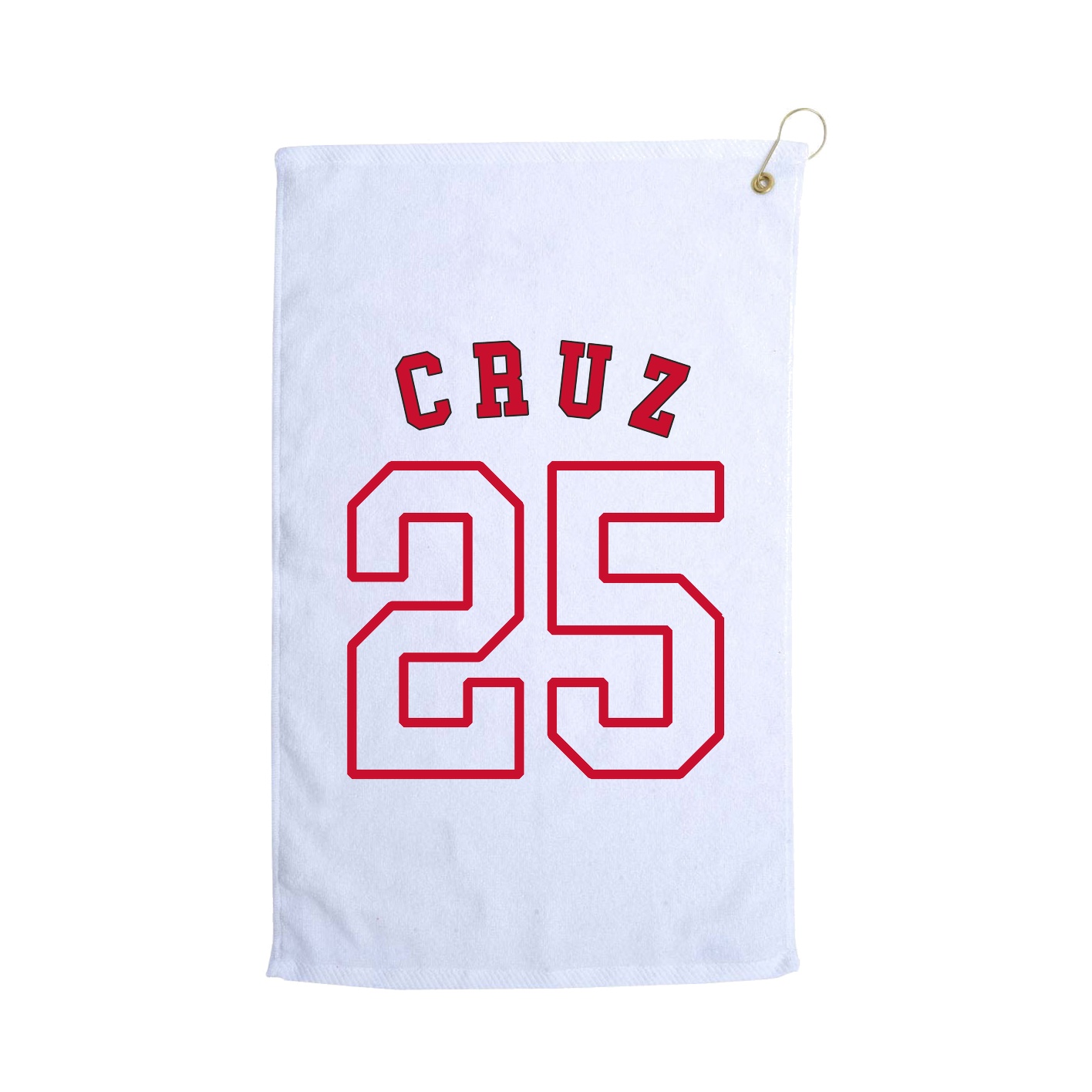 Golf Towel — Shirsey Arch in White