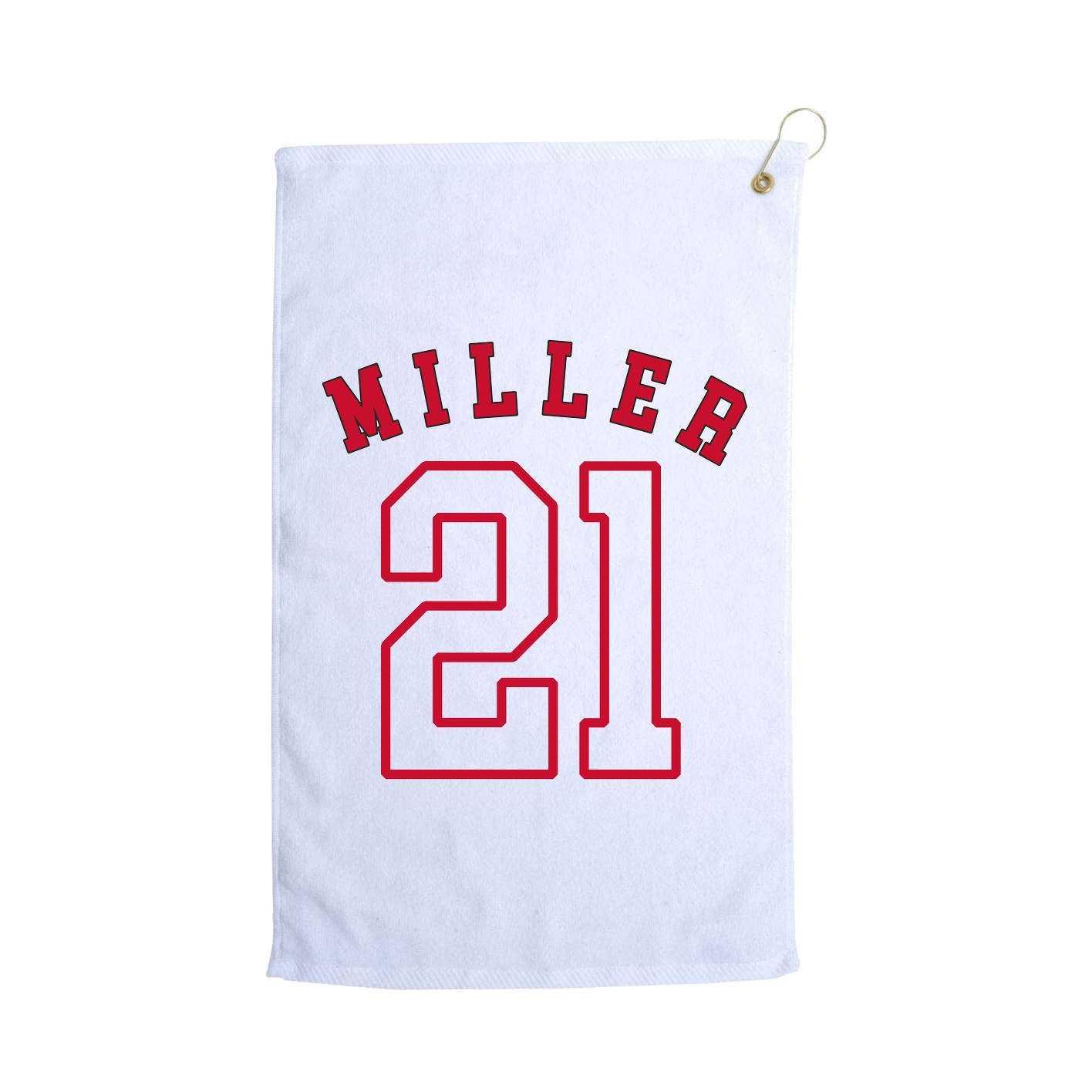 Golf Towel — Shirsey Arch in White